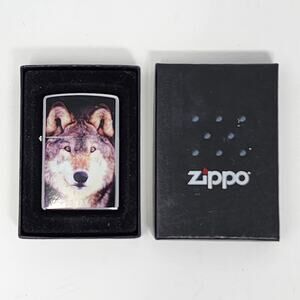 NWT Vintage Collectible Wolf Zippo